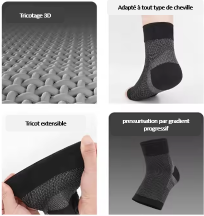 Chaussette de compression anti-fatigue